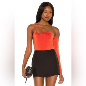 NBD Antoinette Top in Fiery Red - Size Small